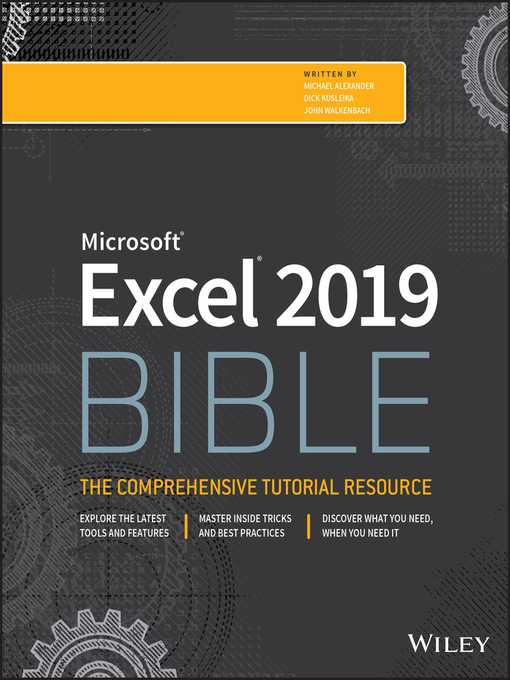 Title details for Excel 2019 Bible by Michael Alexander - Available